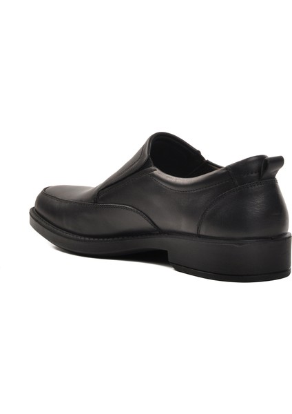Esse 28326 Geniş Kalıp Ortopedik Deri Siyah Erkek Klasik Ayakkabı fırsatları