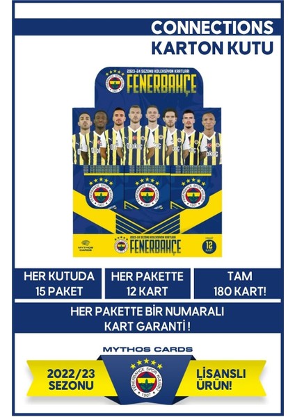 Mythos Cards Fenerbahçe 2023-24 Sezon Kartları - Tam Kutu