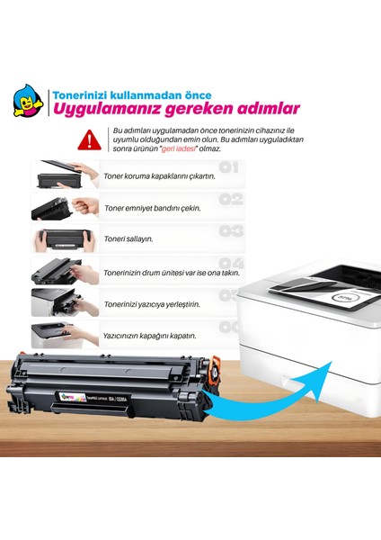 Hp Uyumlu Tonermax Laserjet Pro M1217 Muadil Toner / CE285A 2'li Paket modelleri