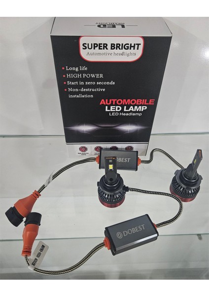 Mono Csp LED Xenon 8000K Işık 21800 Lümen H1 / H4 / H7 / H11 / 9005 / 9006