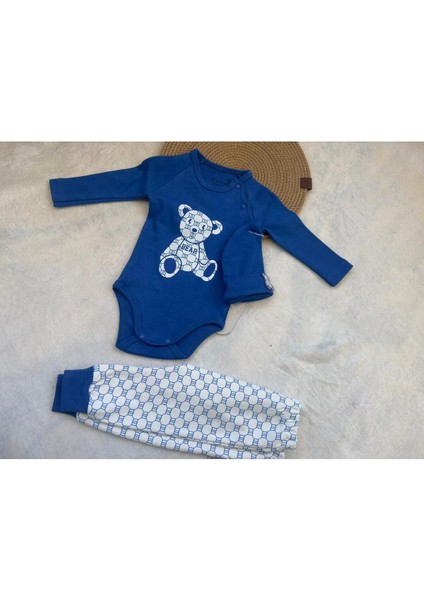 Erkek 9-12 Yaş Saks Unisex Mavi Erkek 3lü Zıbın Seti fiyatları