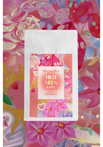 Luminara Studio x Mim And More High Vibes Only Peach & Rose Coffee 200 gr