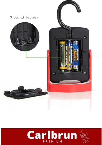 Deluxe Seri Sert Plastik Beyaz Işık 50 Metre Mesafeli Pilli 20+3 Smd Parlak LED Lamba modelleri