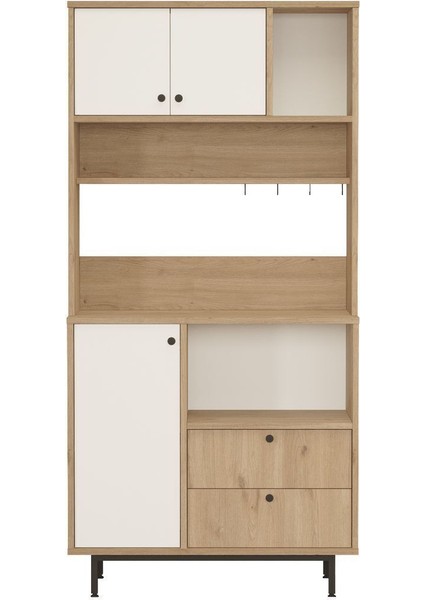 Royce Serisi Kahve Köşesi Çok Amaçlı Dolap Mutfak Dolabı Sepet-Beyaz Re4-Sw fırsatları