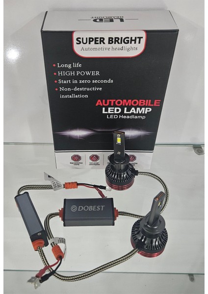 Mono Csp LED Xenon 10000K Işık 21800 Lümen H1 / H4 / H7 / H11 / 9005 / 9006