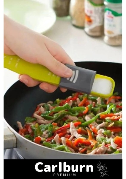 Özel Üretim Pratik Gıda Ölçüm Şeker Tuz Kahve Baharat Hassas Ayarlanabilir Ölçüm Kaşığı fırsatları