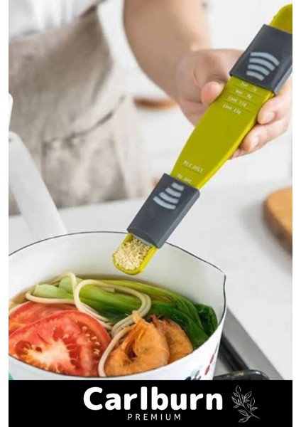 Özel Üretim Pratik Gıda Ölçüm Şeker Tuz Kahve Baharat Hassas Ayarlanabilir Ölçüm Kaşığı indirimleri