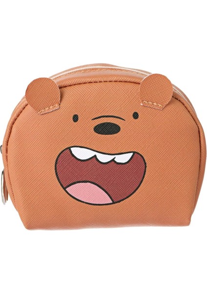 We Bare Bears Lisanslı Oval Mini Çanta - Boz Ayı