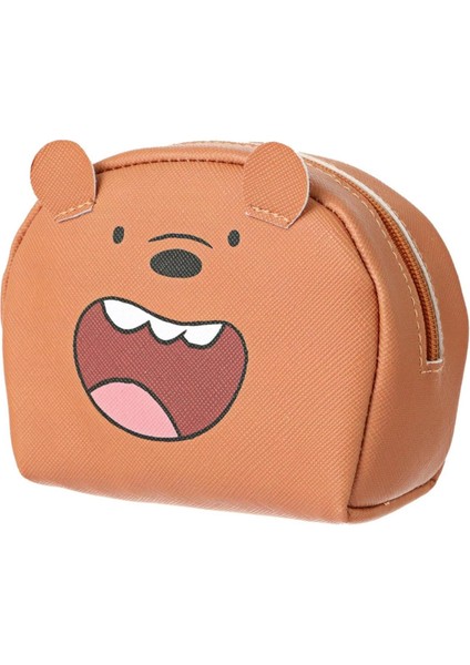 We Bare Bears Lisanslı Oval Mini Çanta - Boz Ayı