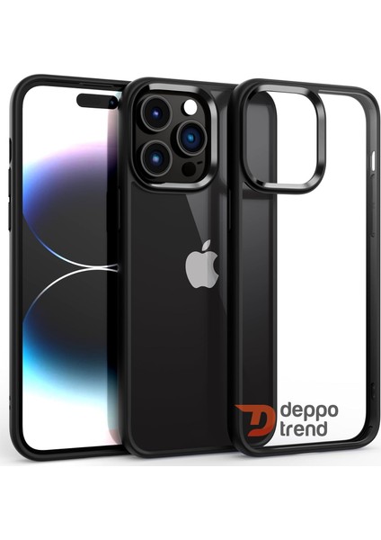 iPhone 13 Pro Max Uyumlu Kılıf Kamera Çevresi Metal Sararmaya Karşı Dayanıklı Koruyucu Silikon Kapak