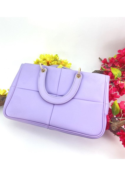 Desenli Askılı El Omuz Lila Kadın Çanta fiyatları