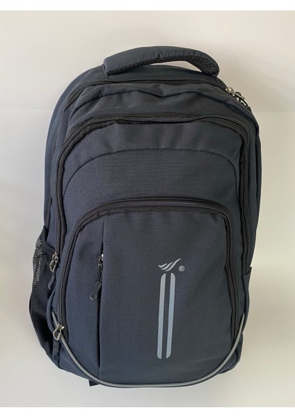 Siyah Çizgili Sırt Çantası Suya Dayanıklı 45X35