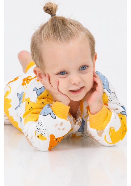 Kız Erkek Çocuk Kalın Elyaf Dolgulu 2.5 Tog Desenli Uyku Tulumu indirimleri