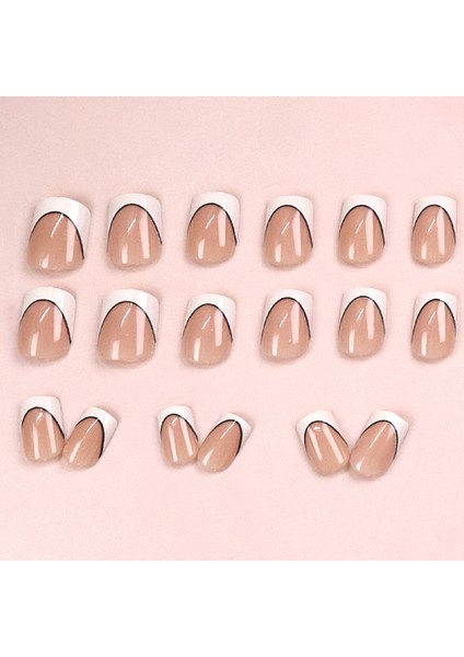 Yapıştırılmış Takma Tırnaklı Akrilik Tırnaklar 24 Adet (Yurt Dışından) fırsatları