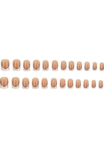 Yapıştırılmış Takma Tırnaklı Akrilik Tırnaklar 24 Adet (Yurt Dışından) indirimleri