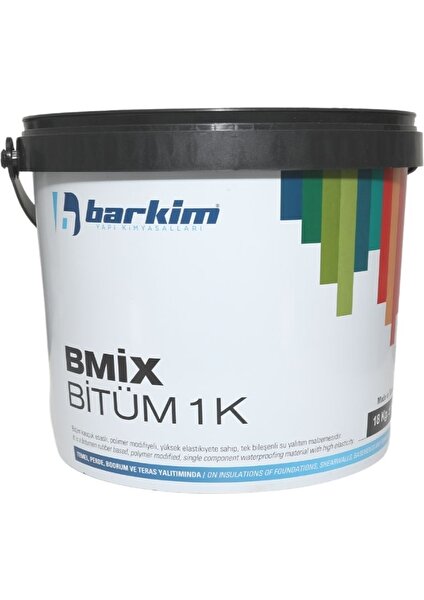 Bmix Bitüm 1k Bitüm Kauçuk Esaslı Su Yalıtım Malzemesi