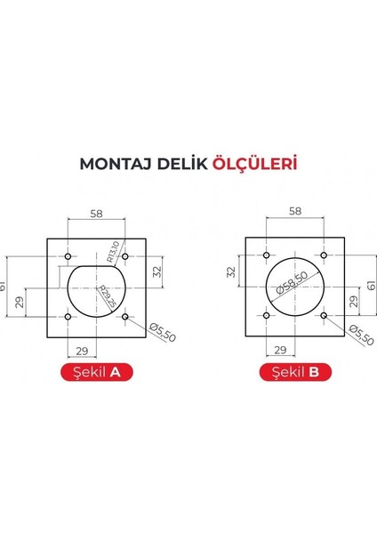 Elektrikli Araç Şarj Prizi Monofaze 63A 4 Noktadan Montajlı