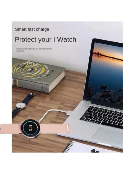 Samsung Galaxy Watch 4 40 44MM Uyumlu Şarj Kablosu Manyetik Akıllı Saat Şarj Aleti fırsatları