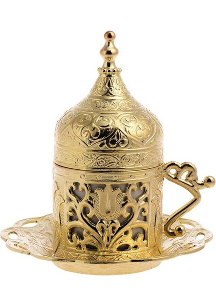 6'lı Osmanlı Kahve Fincanı Lale Gold fiyatları