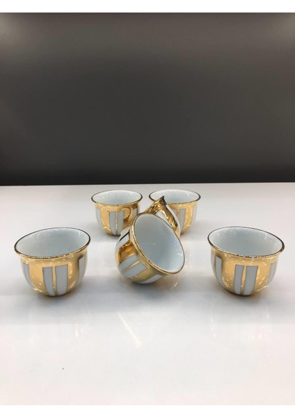 Porselen El Boyama Mırra 6'lı Melodi Altın