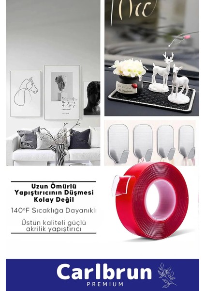 Ekstra Güçlü Hava Su Sızdırmaz Izolasyon Çok Amaçlı Çift Taraflı Silikon Bant 18MM x 1.5m - 3 Adet