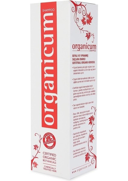 Boyalı / Yıpranmış Saçlara Organik Hidrosollü Onarıcı Şampuan 350 Ml