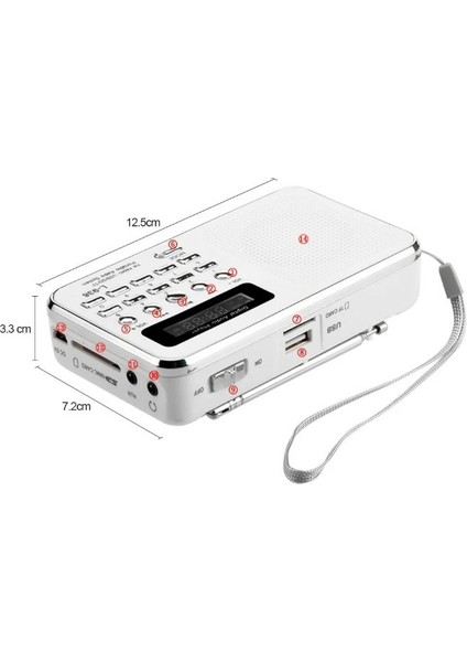 L-938 Dijital Cep Radyosu modelleri