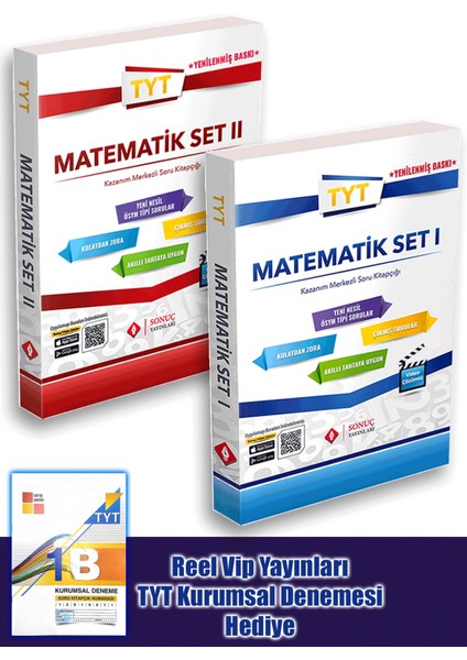 Sonuç Yayınları Tyt Matematik Moduler Set 1-2 Tüm Set Güncel Baskı 2024-2025 Baskı