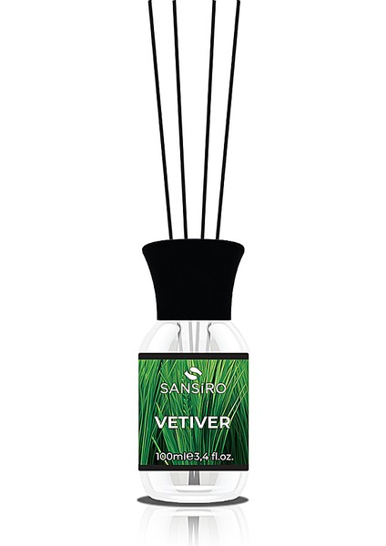 Vetiver 100 ml Bambu Çubuklu Ortam Kokusu