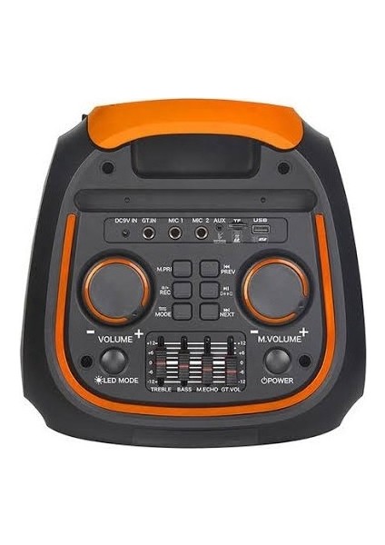 Ultratekno NDR-1098 Taşınabilir Büyük Boy Rgb Bluetooth Mikrofonlu Parti Hoparlör