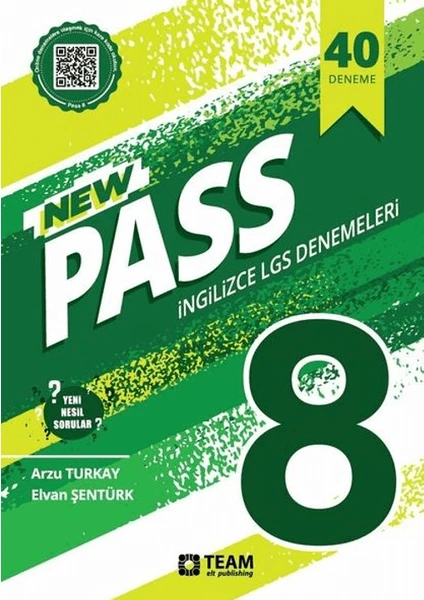 Team Elt Publishing LGS Pass 8 İngilizce Denemeleri