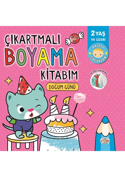 Çıkartmalı Boyama Kitabım - Doğum Günü