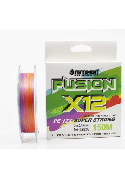 Fusion 150M X12 Multi Color Ip Misina STANDART-0.20MM