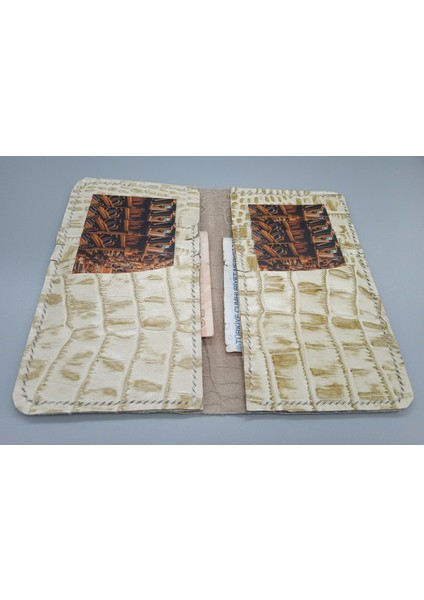 Hakiki Deri Tamamen El Emeği Unisex 8 Kart 2 Banknot Alanı Cüzdan 8,5X15CM Kapalı Hali 23D fırsatları