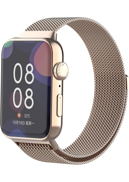 Casesuar Huawei Watch Fit 3 KRD - 01 Metal Kordon - Gümüş modelleri