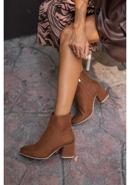Taba Süet Kadın Bot&Bootie