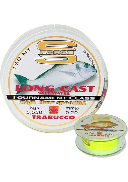 S-Force Long Cast 150M Monoflament Misina Standart-0,22