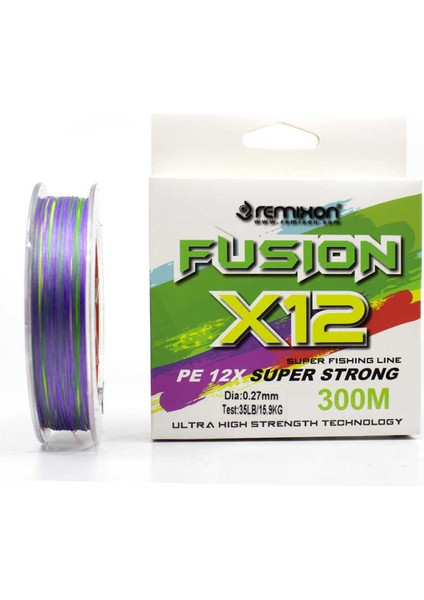 Fusion 300M X12 Multi Color Ip Misina STANDART-0.24MM