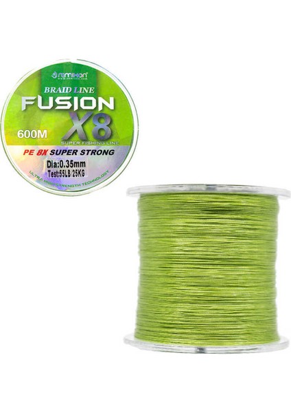 Fusion 600M X8 Green Ip Misina Standart-0.20