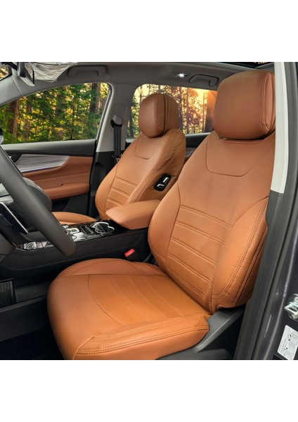 Chery Tiggo 8 Pro Araca Özel Oto Koltuk Kılıfı - Deri