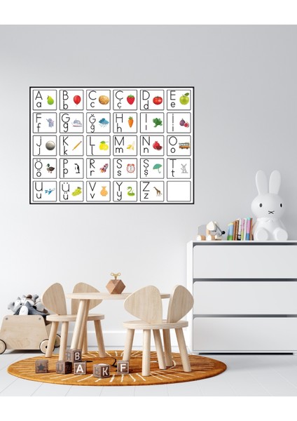 Alfabe Tablo Pleksi 3mm 70X50 cm fiyatları