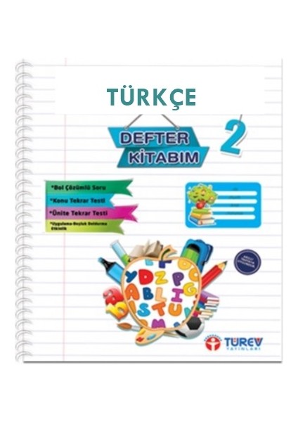 Açı Yayınları Türev 2. Sınıf Türkçe Defter Kitabım