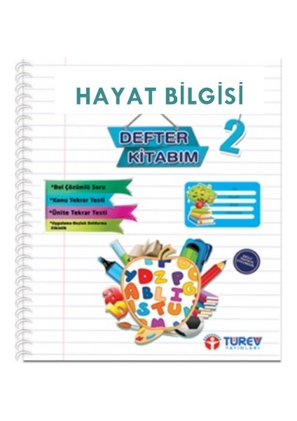 Açı Yayınları Türev 2. Sınıf Hayat Bilgisi Defter Kitabım