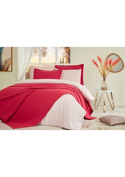 Gelın Setı Yatak Örtülü Strıpe Decorose