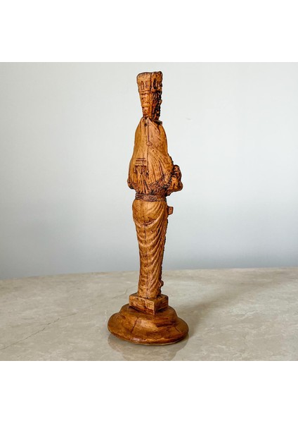 Antik Yunan Efes Artemis Tanrıçası Heykeli - Mitolojik Bereket Simgesi, 30 cm