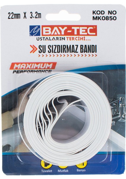 Su Sızdırmaz Bant 22 mmX3.2 mt MK0850 0374