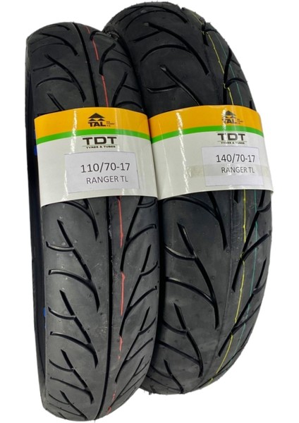 Honda Cbr 250 Lastik Takım 140/70-17 ve 110/70-17 Tl (Tubeless - Dubleks) Rangerset