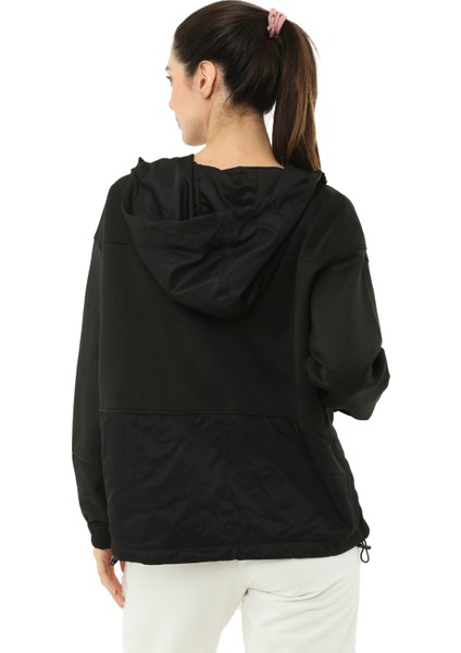 Hurricane Kadın Outdoor Kapüşonlu Sweatshirt Siyah