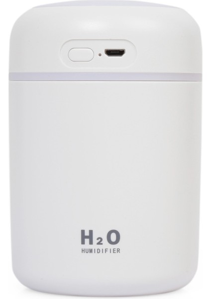 LED Işıklı Mini Ortam Oda Hava Nemlendirici ve Taşınabilir Buhar Makinesi H2O Humidifier