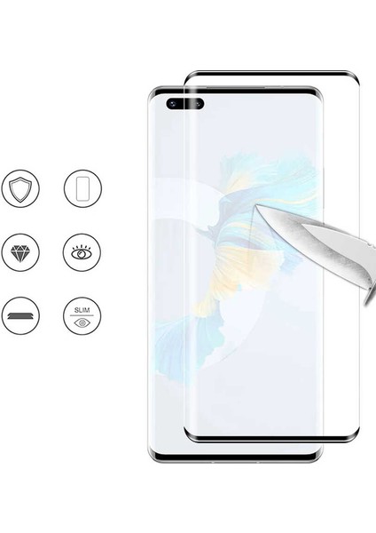 Huawei Magic 6 Pro Süper Pet Ekran Koruyucu Jelatin-Siyah